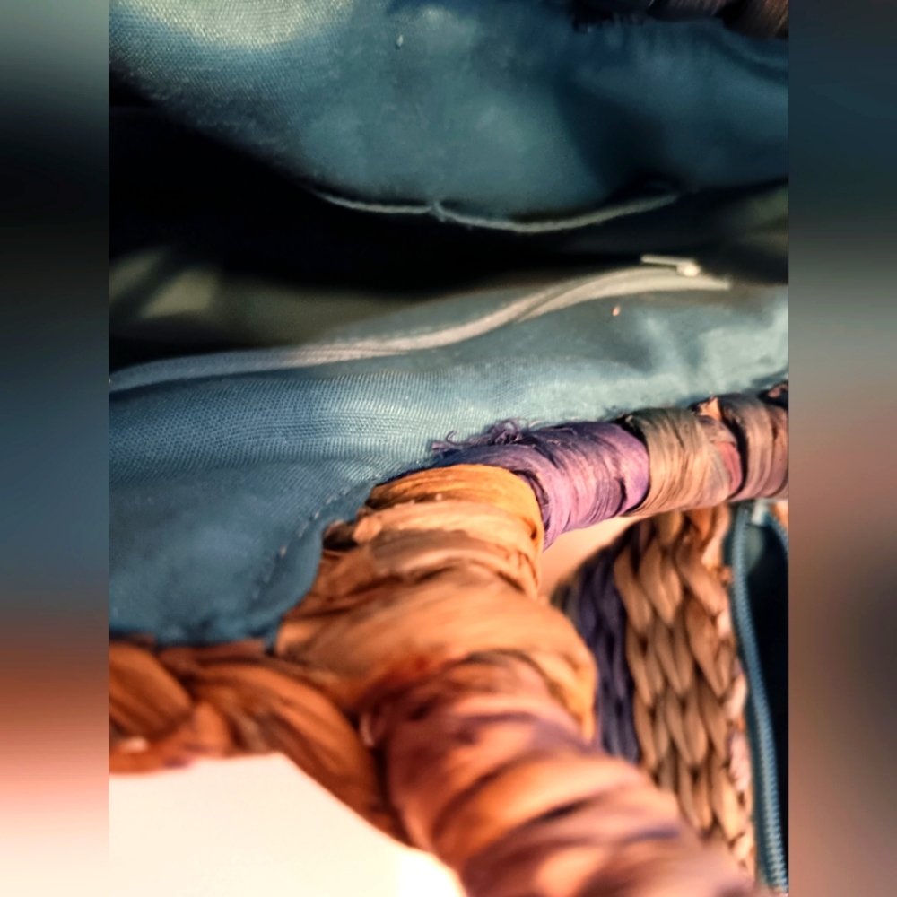 Euc!!! Multicolored Basket Bag Bundle - image 2